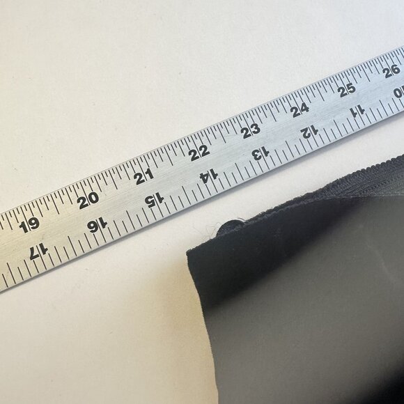 Alex Evenings Black Velvet Skirt Flared Hem Large Vtg 90s Knee Length Evenings - Picture 6 of 8